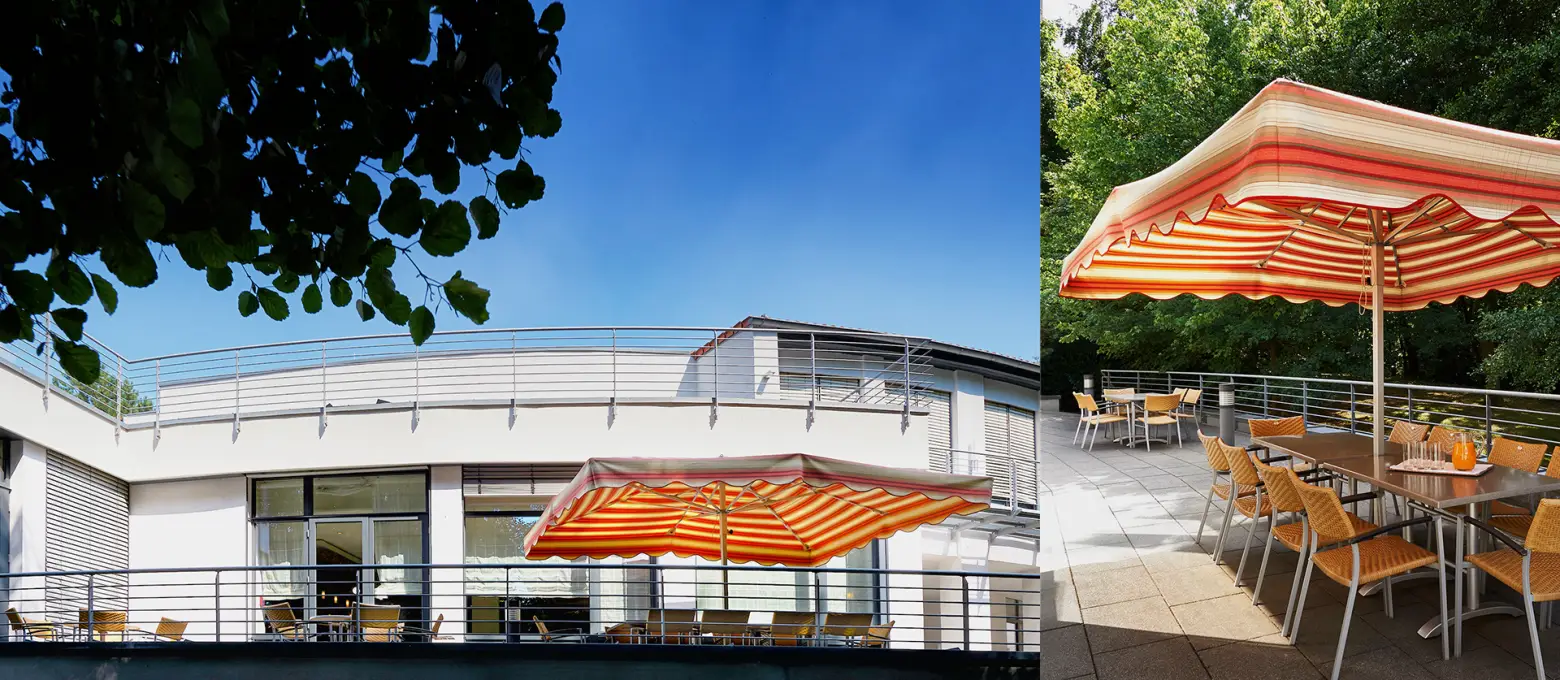 Terrasse am Restaurant